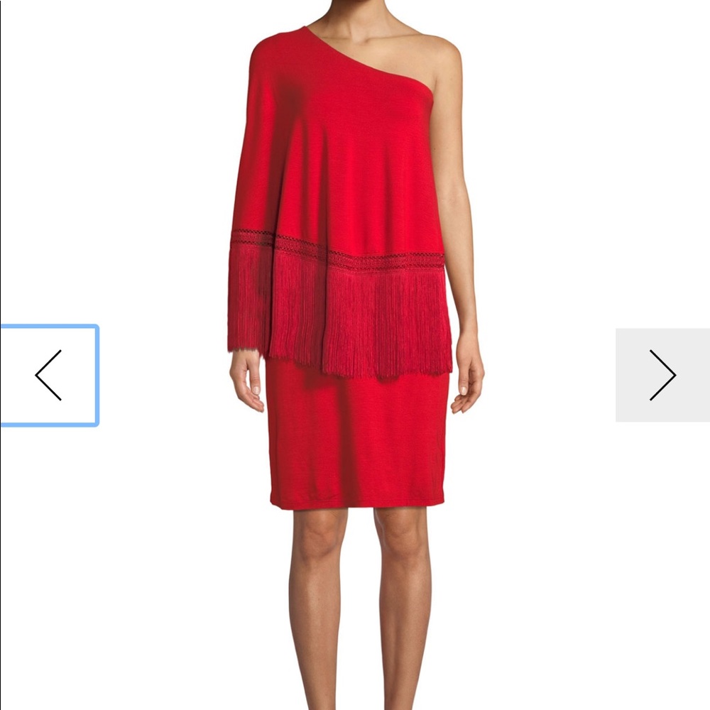 Sale! Trina Turk one shoulder dress